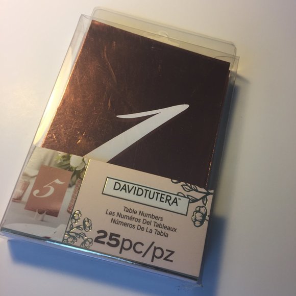 Rose Gold Event Decor Lot ~ David Tutera & More - Picture 2 of 8